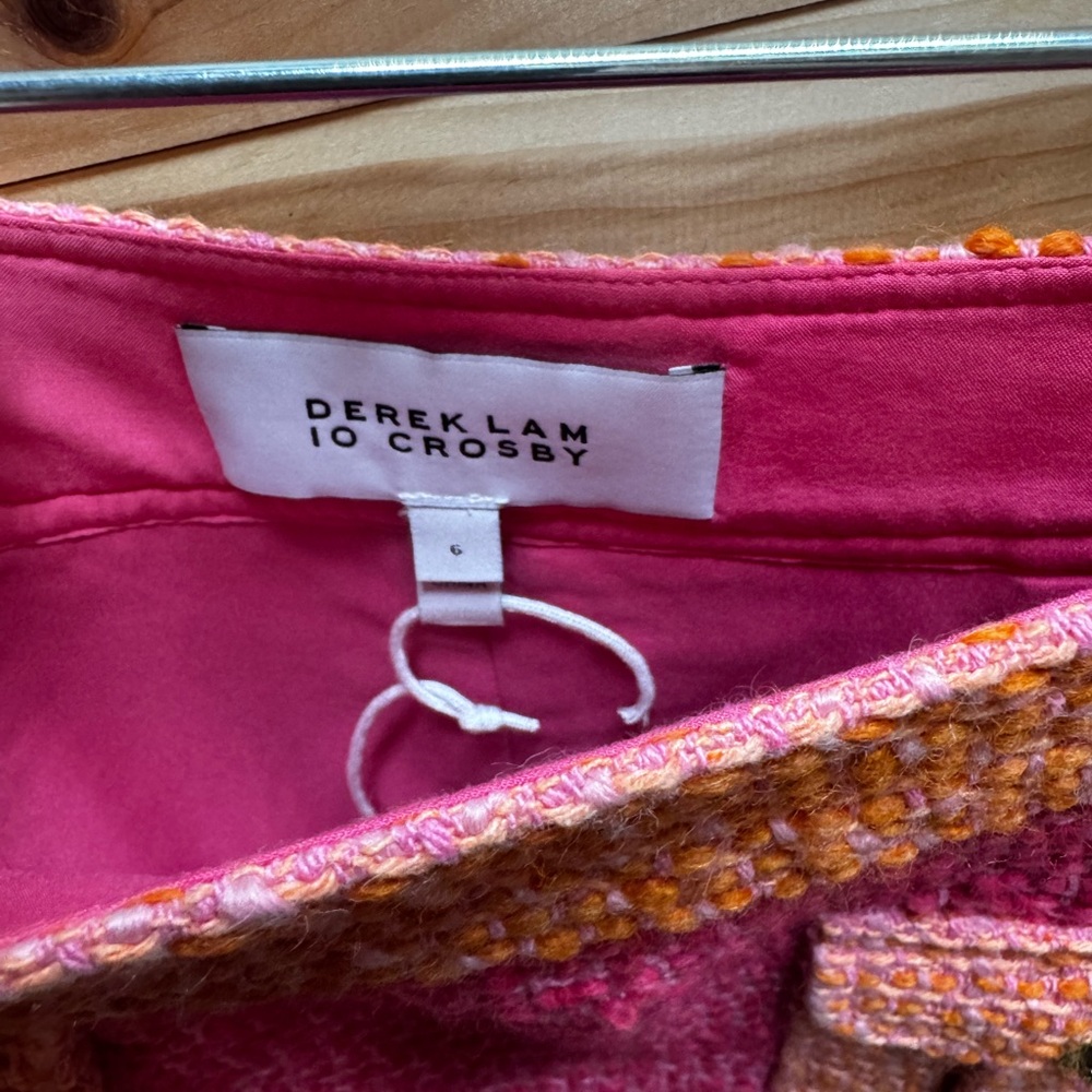 Derek Lam Pink and Orange Jacket and skirt set - Picture 7 of 12
